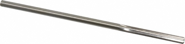 Made in USA 433-0.2235 Chucking Reamer: 0.2235" Dia, 6" OAL, 1-1/2" Flute Length, Straight Shank, High Speed Steel Image