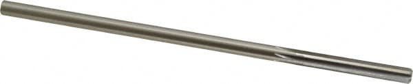 Made in USA 433-0.2320 Chucking Reamer: 0.232" Dia, 6" OAL, 1-1/2" Flute Length, Straight Shank, High Speed Steel Image