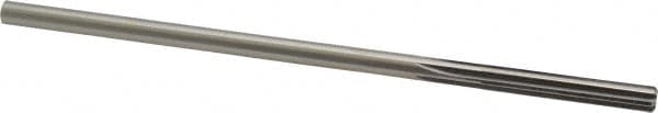 Made in USA 433-0.2325 Chucking Reamer: 0.2325" Dia, 6" OAL, 1-1/2" Flute Length, Straight Shank, High Speed Steel Image