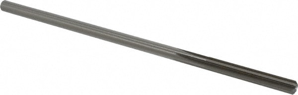 Made in USA 433-0.2330 Chucking Reamer: 0.233" Dia, 6" OAL, 1-1/2" Flute Length, Straight Shank, High Speed Steel Image