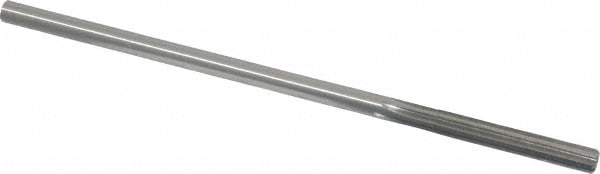 Made in USA 433-0.2350 Chucking Reamer: 0.235" Dia, 6" OAL, 1-1/2" Flute Length, Straight Shank, High Speed Steel Image