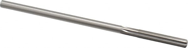 Made in USA 433-0.2620 Chucking Reamer: 0.262" Dia, 6" OAL, 1-1/2" Flute Length, Straight Shank, High Speed Steel Image