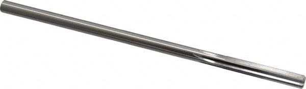 Made in USA 433-0.2630 Chucking Reamer: 0.263" Dia, 6" OAL, 1-1/2" Flute Length, Straight Shank, High Speed Steel Image