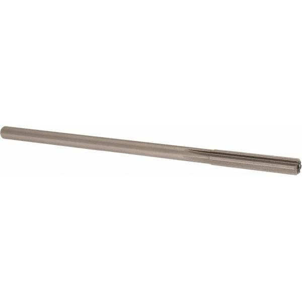 Made in USA 433-0.2670 Chucking Reamer: 0.267" Dia, 6" OAL, 1-1/2" Flute Length, Straight Shank, High Speed Steel Image