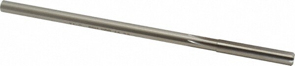 Made in USA 433-0.2730 Chucking Reamer: 0.273" Dia, 6" OAL, 1-1/2" Flute Length, Straight Shank, High Speed Steel Image