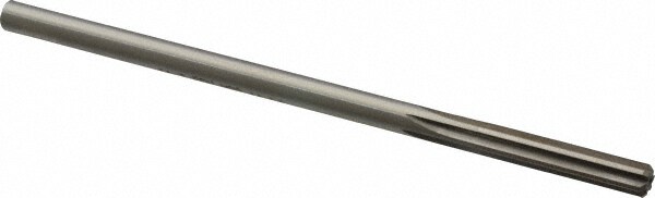 Made in USA 433-0.2880 Chucking Reamer: 0.288" Dia, 6" OAL, 1-1/2" Flute Length, Straight Shank, High Speed Steel Image