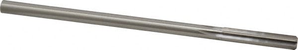 Made in USA 433-0.3025 Chucking Reamer: 0.3025" Dia, 6" OAL, 1-1/2" Flute Length, Straight Shank, High Speed Steel Image