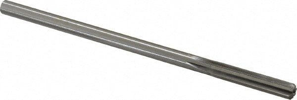 Made in USA 433-0.3030 Chucking Reamer: 0.303" Dia, 6" OAL, 1-1/2" Flute Length, Straight Shank, High Speed Steel Image