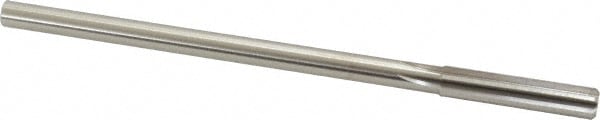 Made in USA 433-0.3210 Chucking Reamer: 0.321" Dia, 6" OAL, 1-1/2" Flute Length, Straight Shank, High Speed Steel Image