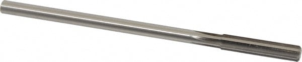 Made in USA 433-0.3240 Chucking Reamer: 0.324" Dia, 6" OAL, 1-1/2" Flute Length, Straight Shank, High Speed Steel Image