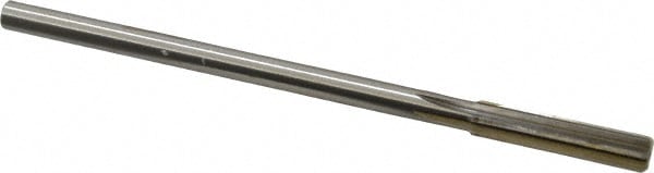 Made in USA 433-0.3270 Chucking Reamer: 0.327" Dia, 6" OAL, 1-1/2" Flute Length, Straight Shank, High Speed Steel Image