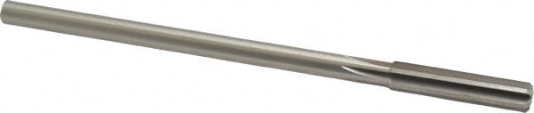 Made in USA 433-0.3340 Chucking Reamer: 0.334" Dia, 6" OAL, 1-1/2" Flute Length, Straight Shank, High Speed Steel Image