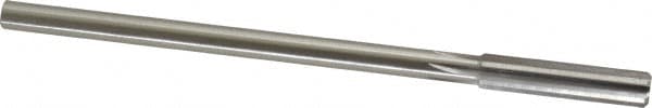 Made in USA 433-0.3400 Chucking Reamer: 0.34" Dia, 6" OAL, 1-1/2" Flute Length, Straight Shank, High Speed Steel Image