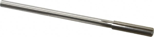 Made in USA 433-0.3410 Chucking Reamer: 0.341" Dia, 6" OAL, 1-1/2" Flute Length, Straight Shank, High Speed Steel Image