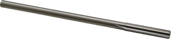 Made in USA 433-0.3440 Chucking Reamer: 0.344" Dia, 6" OAL, 1-1/2" Flute Length, Straight Shank, High Speed Steel Image