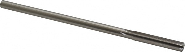 Made in USA 433-0.3450 Chucking Reamer: 0.345" Dia, 6" OAL, 1-1/2" Flute Length, Straight Shank, High Speed Steel Image