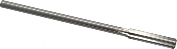 Made in USA 433-0.4050 Chucking Reamer: 0.405" Dia, 7" OAL, 1-3/4" Flute Length, Straight Shank, High Speed Steel Image