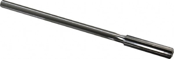 Made in USA 433-0.4060 Chucking Reamer: 0.406" Dia, 7" OAL, 1-3/4" Flute Length, Straight Shank, High Speed Steel Image