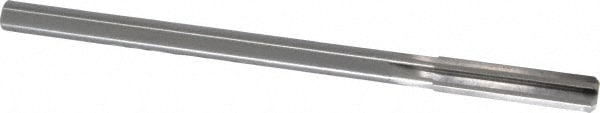 Made in USA 433-0.4110 Chucking Reamer: 0.411" Dia, 7" OAL, 1-3/4" Flute Length, Straight Shank, High Speed Steel Image