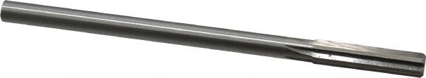 Made in USA 433-0.4170 Chucking Reamer: 0.417" Dia, 7" OAL, 1-3/4" Flute Length, Straight Shank, High Speed Steel Image