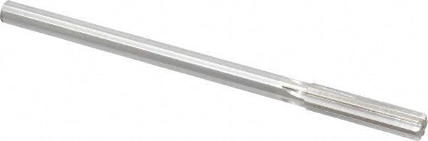 Made in USA 433-0.4220 Chucking Reamer: 0.422" Dia, 7" OAL, 1-3/4" Flute Length, Straight Shank, High Speed Steel Image