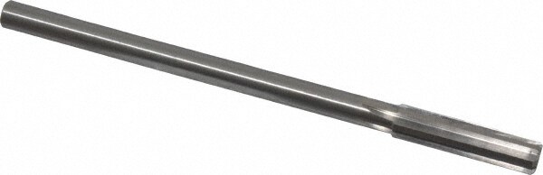 Made in USA 433-0.4330 Chucking Reamer: 0.433" Dia, 7" OAL, 1-3/4" Flute Length, Straight Shank, High Speed Steel Image