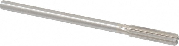 Made in USA 433-0.4420 Chucking Reamer: 0.442" Dia, 7" OAL, 1-3/4" Flute Length, Straight Shank, High Speed Steel Image