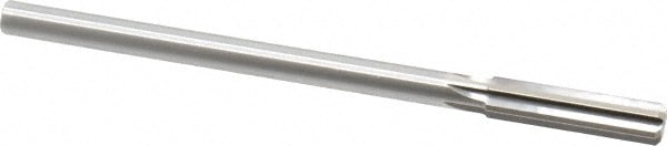 Made in USA 433-0.4450 Chucking Reamer: 0.445" Dia, 7" OAL, 1-3/4" Flute Length, Straight Shank, High Speed Steel Image