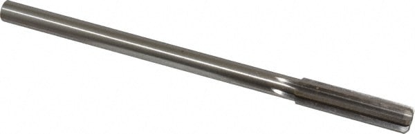 Made in USA 433-0.4470 Chucking Reamer: 0.447" Dia, 7" OAL, 1-3/4" Flute Length, Straight Shank, High Speed Steel Image