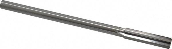 Made in USA 433-0.4480 Chucking Reamer: 0.448" Dia, 7" OAL, 1-3/4" Flute Length, Straight Shank, High Speed Steel Image