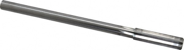 Made in USA 433-0.4510 Chucking Reamer: 0.451" Dia, 7" OAL, 1-3/4" Flute Length, Straight Shank, High Speed Steel Image