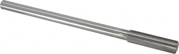 Made in USA 433-0.4670 Chucking Reamer: 0.467" Dia, 7" OAL, 1-3/4" Flute Length, Straight Shank, High Speed Steel Image