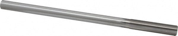 Made in USA 433-0.4750 Chucking Reamer: 0.475" Dia, 8" OAL, 2" Flute Length, Straight Shank, High Speed Steel Image