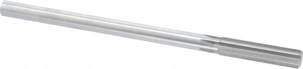 Made in USA 433-0.4780 Chucking Reamer: 0.478" Dia, 8" OAL, 2" Flute Length, Straight Shank, High Speed Steel Image