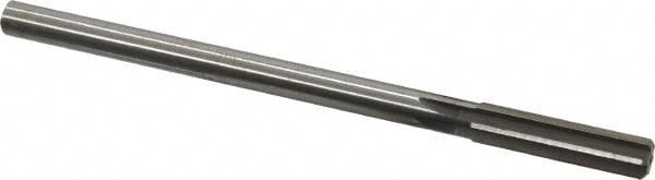 Made in USA 433-0.4820 Chucking Reamer: 0.482" Dia, 8" OAL, 2" Flute Length, Straight Shank, High Speed Steel Image