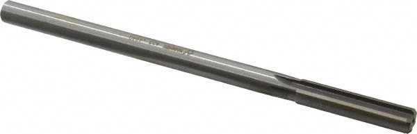 Made in USA 433-0.4840 Chucking Reamer: 0.484" Dia, 8" OAL, 2" Flute Length, Straight Shank, High Speed Steel Image