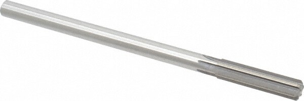 Made in USA 433-0.4860 Chucking Reamer: 0.486" Dia, 8" OAL, 2" Flute Length, Straight Shank, High Speed Steel Image