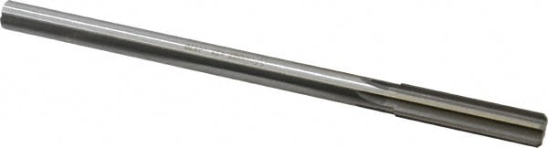 Made in USA 433-0.4870 Chucking Reamer: 0.487" Dia, 8" OAL, 2" Flute Length, Straight Shank, High Speed Steel Image