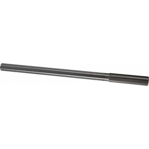 Made in USA 433-0.4900 Chucking Reamer: 0.49" Dia, 8" OAL, 2" Flute Length, Straight Shank, High Speed Steel Image