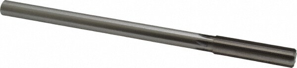 Made in USA 433-0.4960 Chucking Reamer: 0.496" Dia, 8" OAL, 2" Flute Length, Straight Shank, High Speed Steel Image