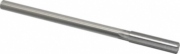 Made in USA 433-0.5050 Chucking Reamer: 0.505" Dia, 8" OAL, 2" Flute Length, Straight Shank, High Speed Steel Image