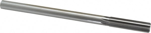 Made in USA 433-0.6240 Chucking Reamer: 0.624" Dia, 9" OAL, 2-1/4" Flute Length, Straight Shank, High Speed Steel Image