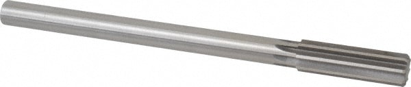 Made in USA 433-0.6860 0.686" Diam 8-Flute Straight Shank Straight Flute High Speed Steel Chucking Reamer Image