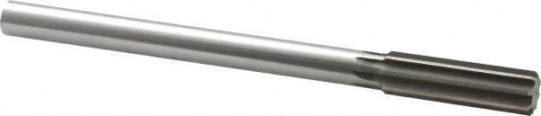 Made in USA 433-0.7470 Chucking Reamer: 0.747" Dia, 9-1/2" OAL, 2-1/2" Flute Length, Straight Shank, High Speed Steel Image