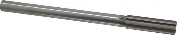 Made in USA 433-0.7490 Chucking Reamer: 0.749" Dia, 9-1/2" OAL, 2-1/2" Flute Length, Straight Shank, High Speed Steel Image