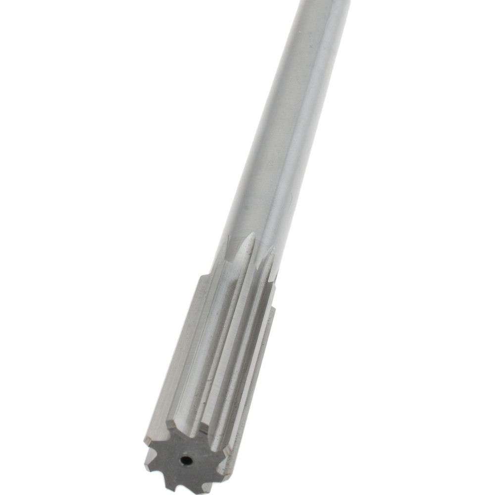 11/16" Carbide Tipped Chucking Reamer – Morse Taper Shank #2, 6 Straight Flutes, 9" OAL, USA Made, 0.6875" Diameter