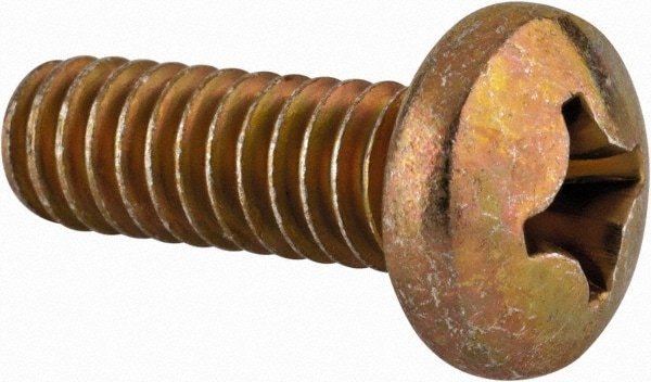 Value Collection MS35206-281 Machine Screw: 1/4-20 x 3/4", Pan Head, Phillips Image