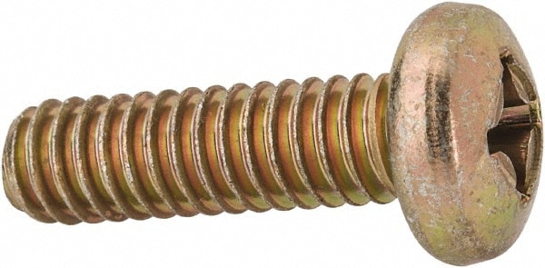 Value Collection MS35206-282 Machine Screw: 1/4-20 x 7/8", Pan Head, Phillips Image