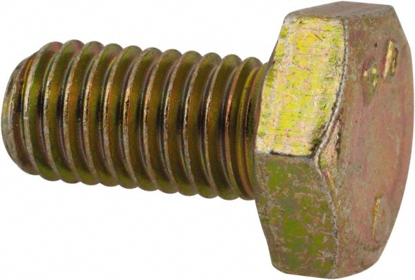 Made in North America BH025F050N Hex Head Cap Screw: 1/4-28 x 1/2", Grade 8 Steel, Zinc-Plated Image