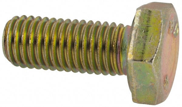 Made in North America BH025F063N Hex Head Cap Screw: 1/4-28 x 5/8", Grade 8 Steel, Zinc-Plated 